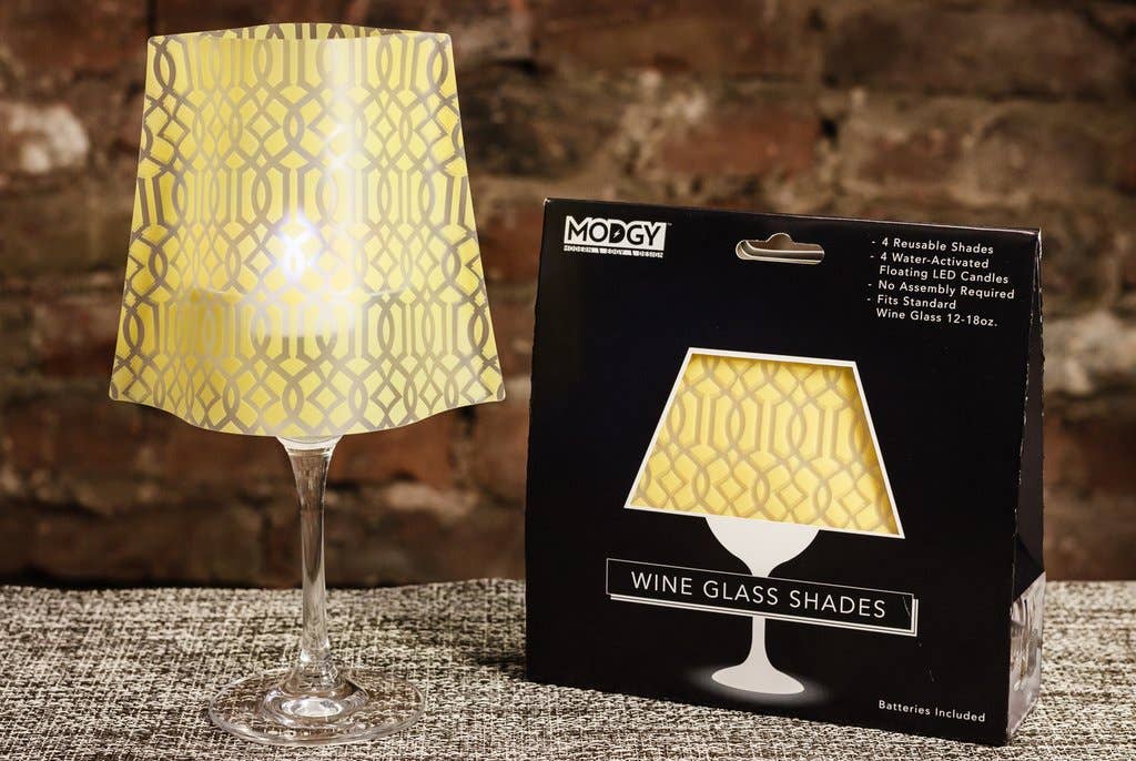 Modgy - Vendita all'ingrosso Bicchieri da vino - Tonalità vino - Classiq Giallo1