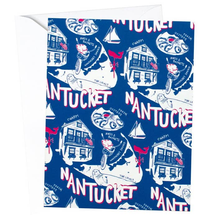 Paquete de 8 tarjetas Nantucket para venta al por mayor de Reyn Paper Co