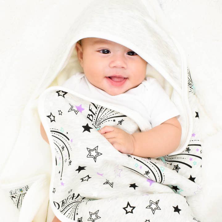 Hooded Shooting Stars Towel for wholesale by Lil Be