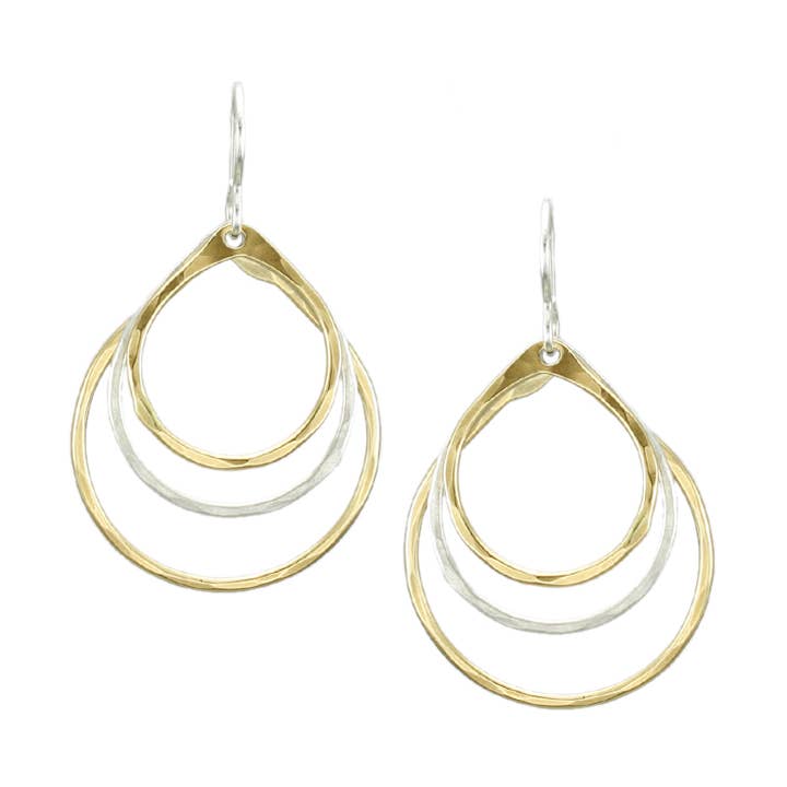 Tiered Teardrop Earring for wholesale by Marjorie Baer