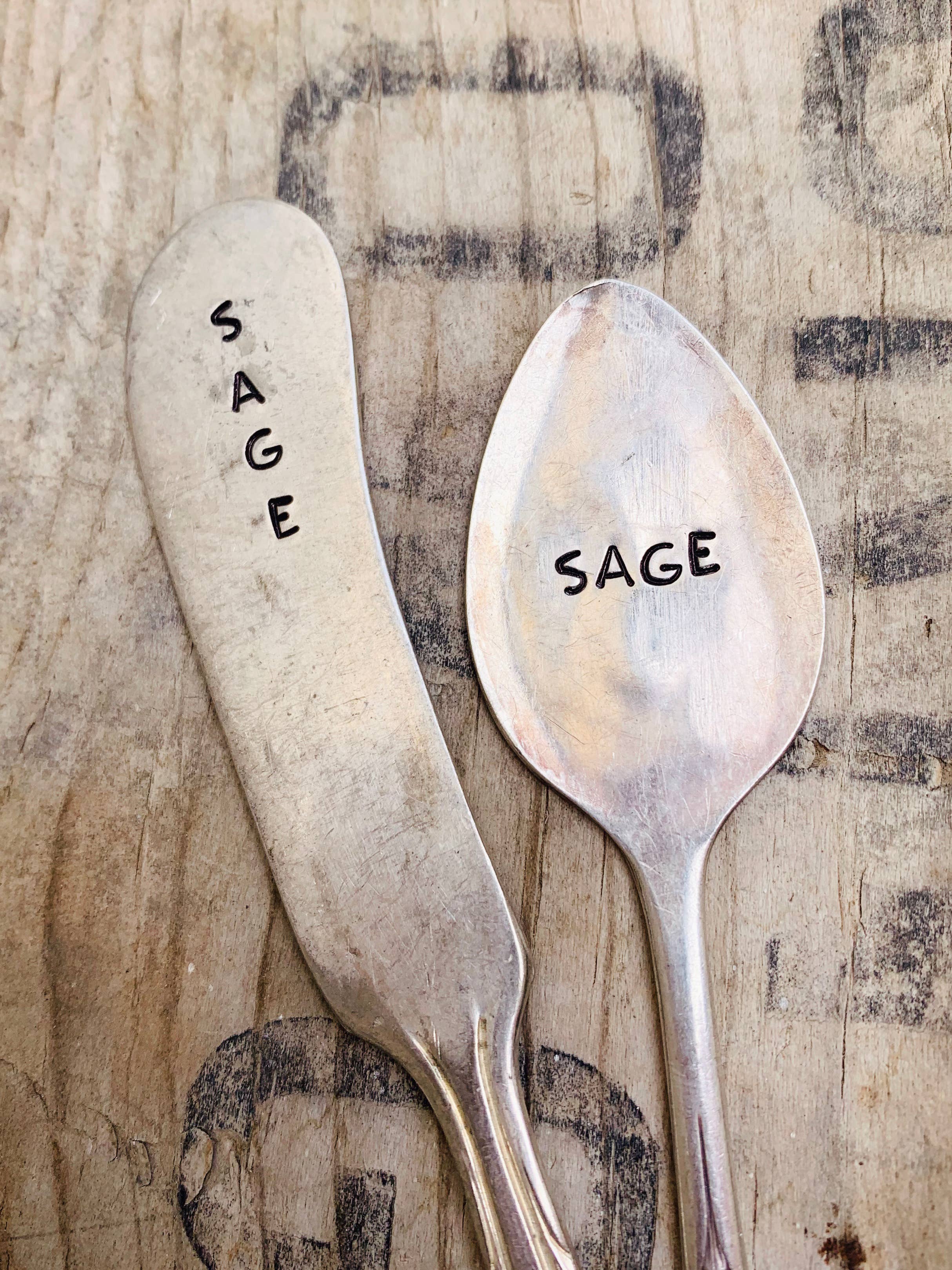 Pumpernickel and Wry - Wholesale Garden/Lawn Stake - Herb Garden Marker Plant Stakes - vintage, hand-stamped7