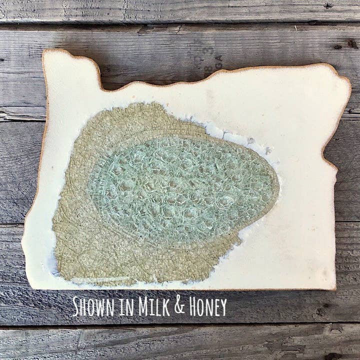 Oregon Trivet for wholesale by Dock 6 Pottery