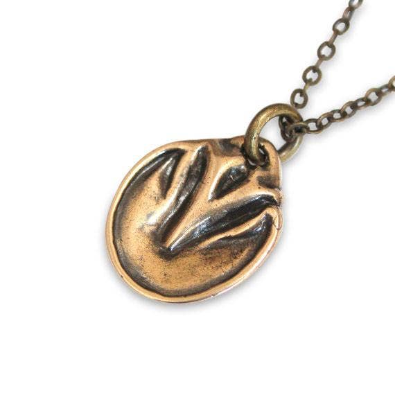 Moon Raven Designs - Wholesale Pendant/Charm Necklace - Barefoot Horse Hoof Necklace - Bronze1