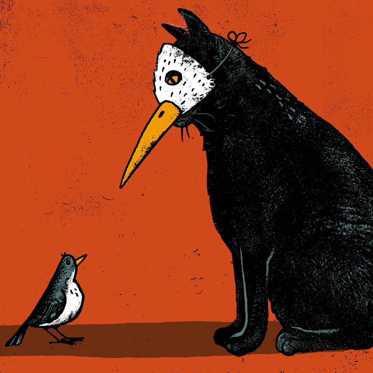 Factory 43 - Wholesale Art Print - Masked Cat Screen Print1