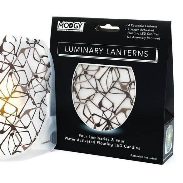 Modgy - Wholesale Lantern - Frosted Luminary Lantern - IceIce Baby0