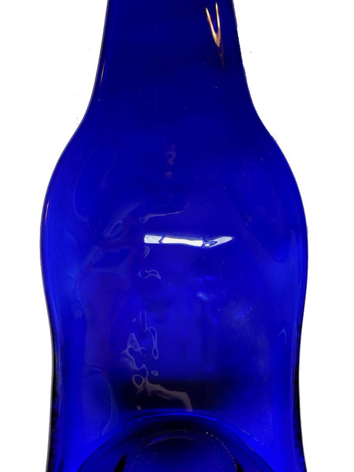 Spoonrest - Blue for wholesale by Wine Bottle Art