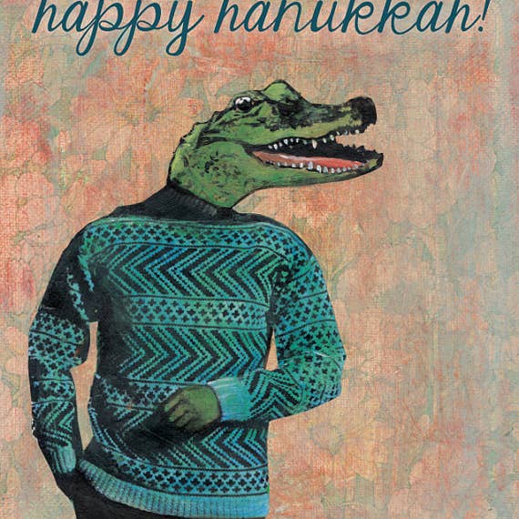 Pergamo Paper Goods - Wholesale Hanukkah Card - Animal Hanukkah Greeting Cards3
