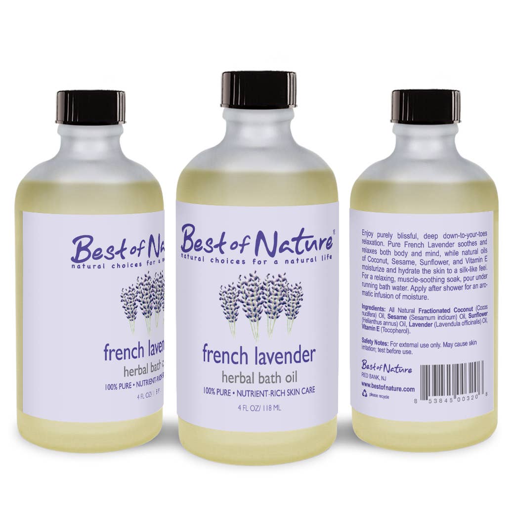 Best of Nature – Großhandel Bade-/Körperöl – Französisches Lavendel-Badöl1