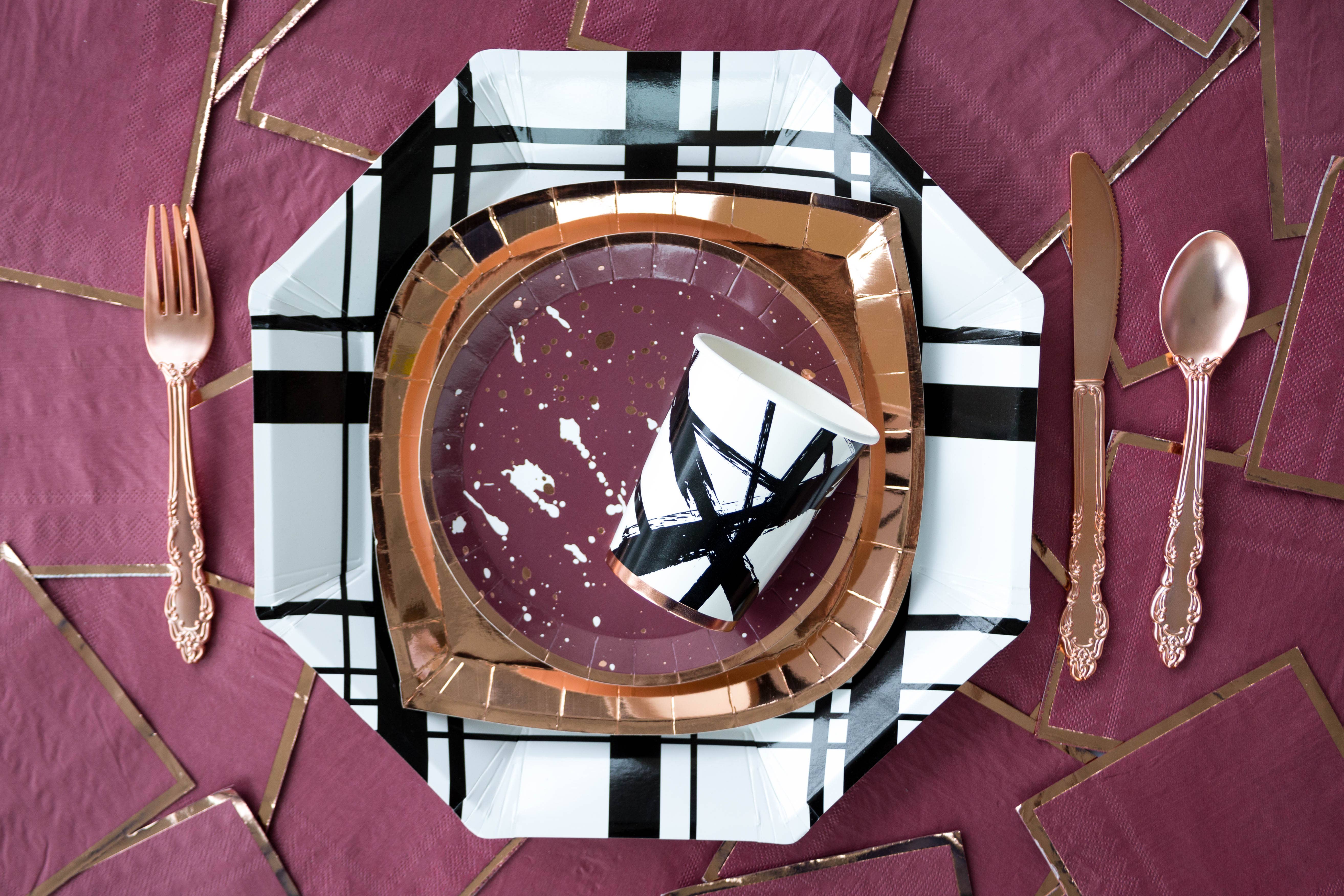 Jollity & Co. + Daydream Society - Wholesale Disposable Plate - Mauve-elous Charger Plates - 8 Pk.2