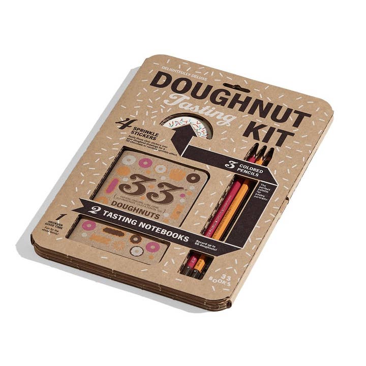 33 Books Co. - Wholesale Gag Gift/Novelty Gift - Doughnut Tasting Gift Set| Donuts | Fathers Day