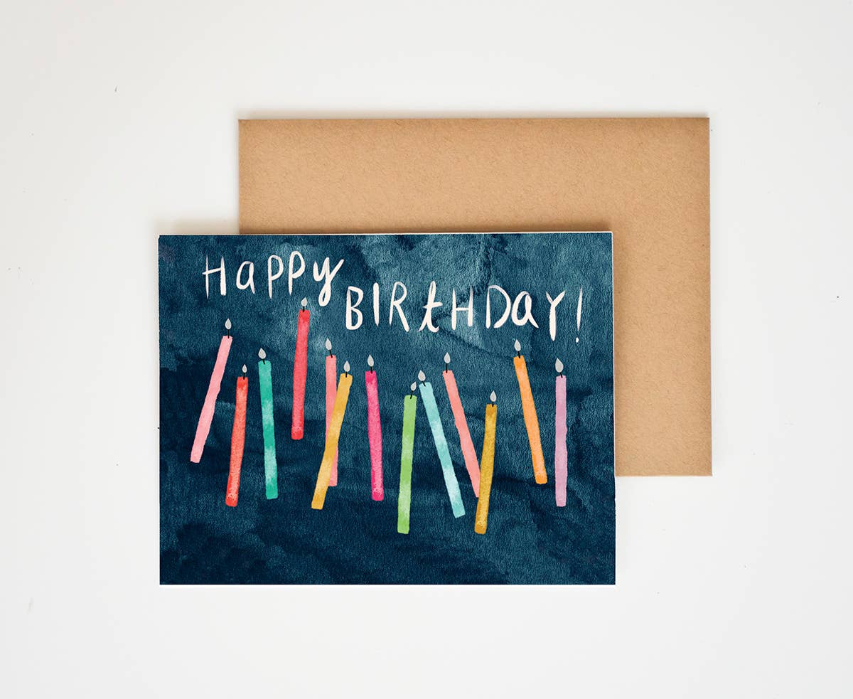 Meera Lee Patel - Wholesale Birthday Card - Happy Birthday Candles Card0