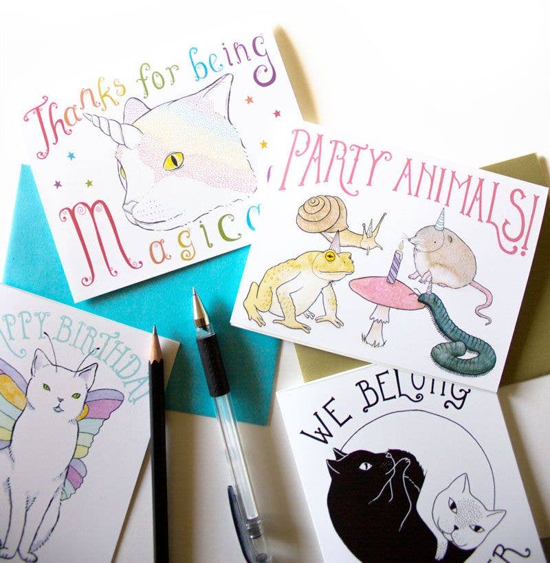 Bee's Knees Industries - Vente Cartes d'anniversaire - Hedge Witch Carte d'anniversaire1