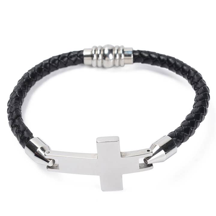 Mad Man - Wholesale Woven/Braided Bracelet - Faith Leather Bracelet