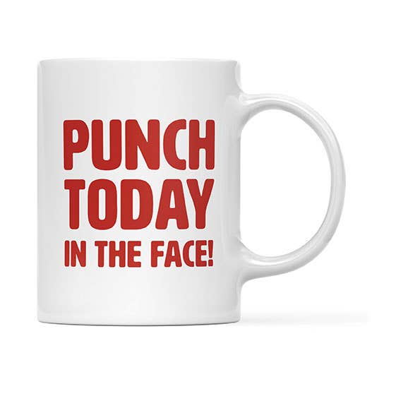 Tiramisu Paperie - Wholesale Coffee Mug - Punch Today in the Face Mug