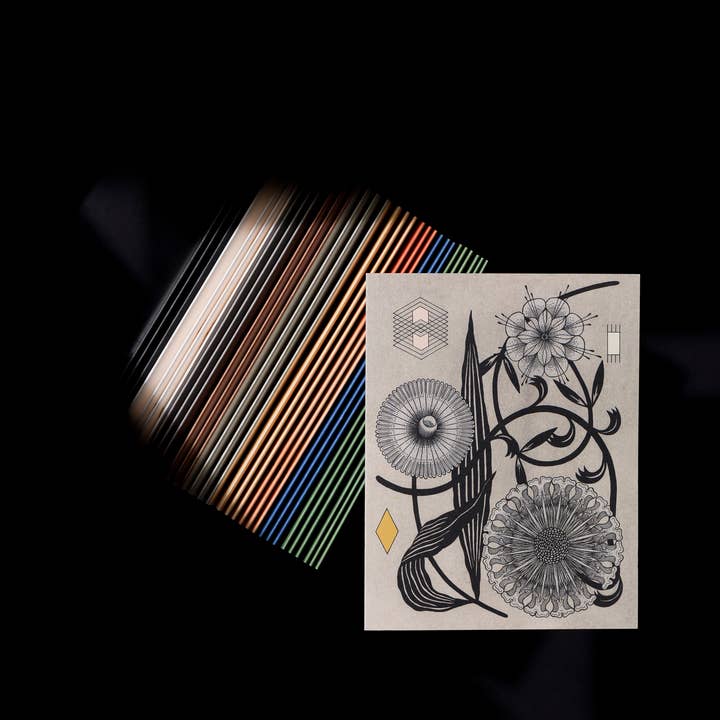 Red Cap Cards – wholesale Everyday greeting card – Floral Geometry everyday greeting card1