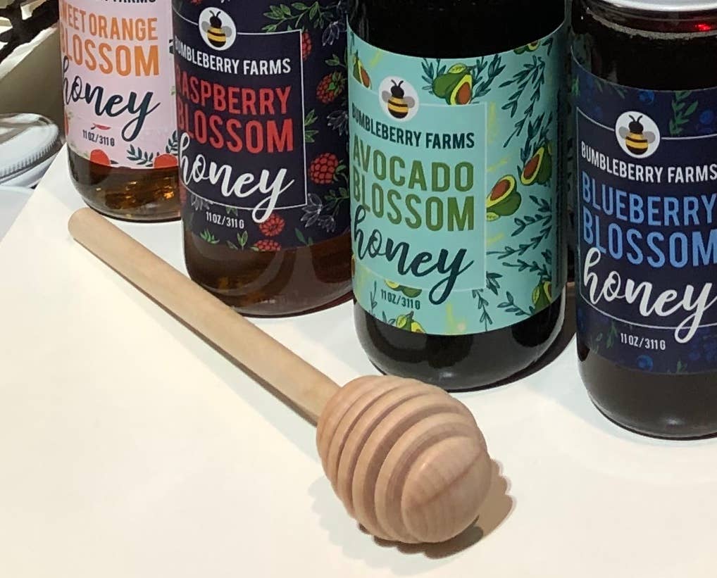 Bumbleberry Farms - Wholesale Honey Dipper - Set of 25 Honey Dipping Wands1