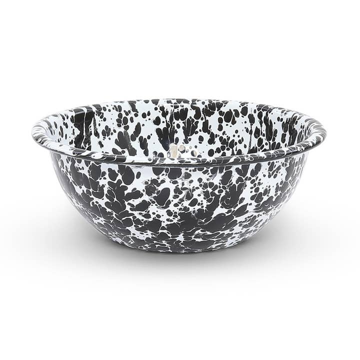 Tigela para cereal de esmalte Splatter 20 oz (591 ml) por atacado de Crow Canyon Home