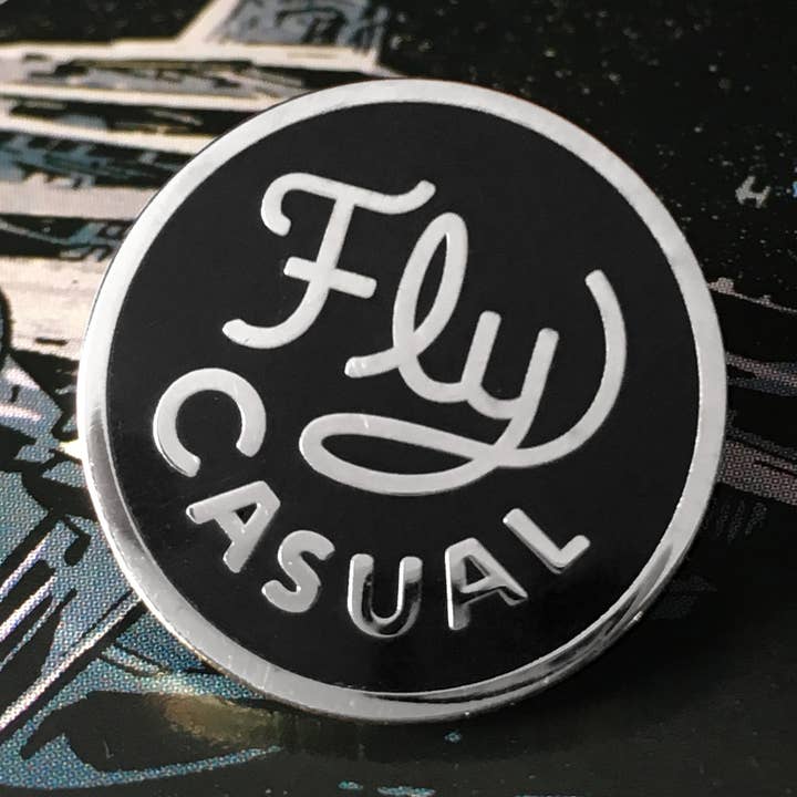 Fly Casual enamel pin - Star Wars insipred for wholesale by Rather Keen