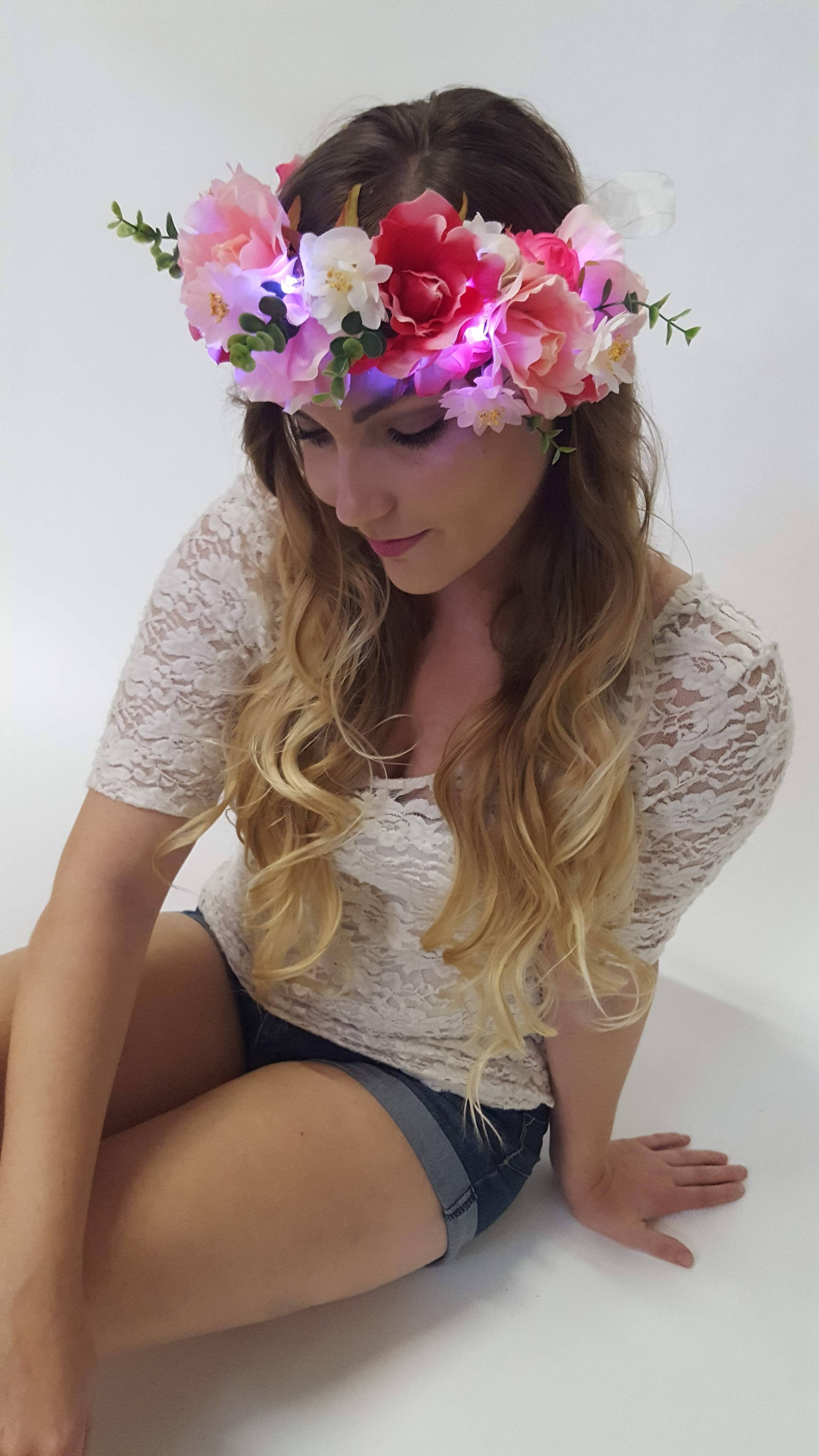 Little light lab - Wholesale Party Hat/Crown - Midsummer Night Light Up Flower Crown2