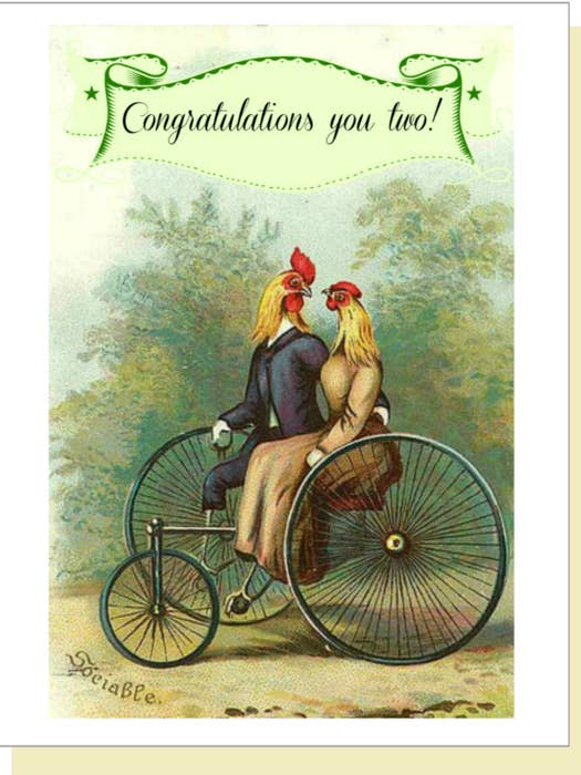 Love Birds Card for wholesale by Ümlaut Brooklyn