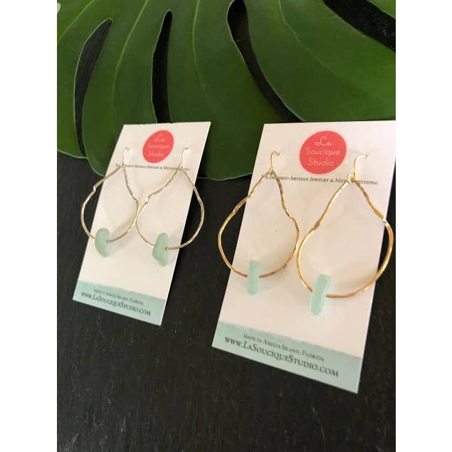 La Soucique Studio Metalsmithing - Wholesale Dangle Earrings - Perelle Sea Belle Earrings1