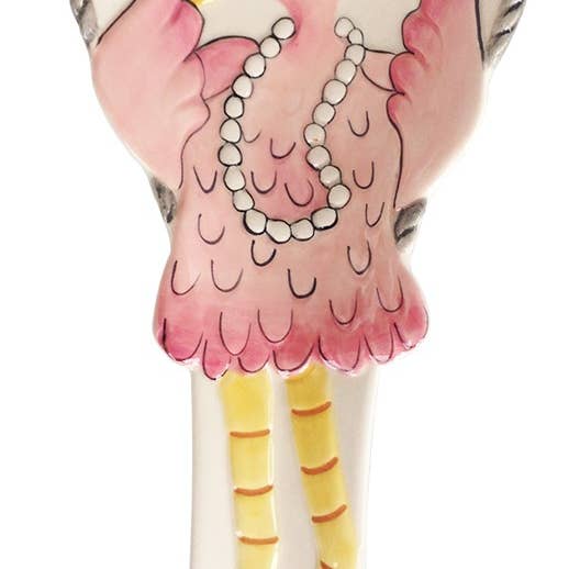 Blue Sky Clayworks - Wholesale Spoon Rest - Flamingo Spoon Rest