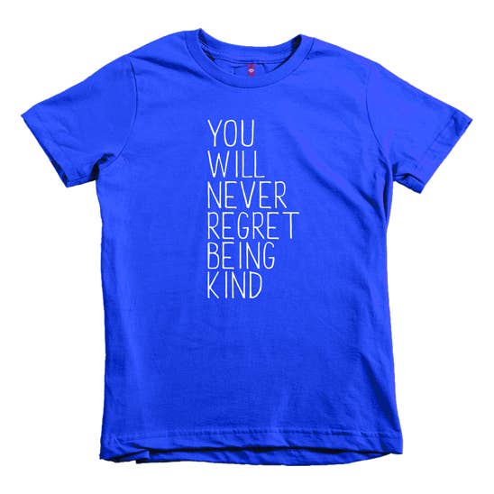 „Nie bereue es, nett zu sein“ für den Großhandel von The Talking Shirt