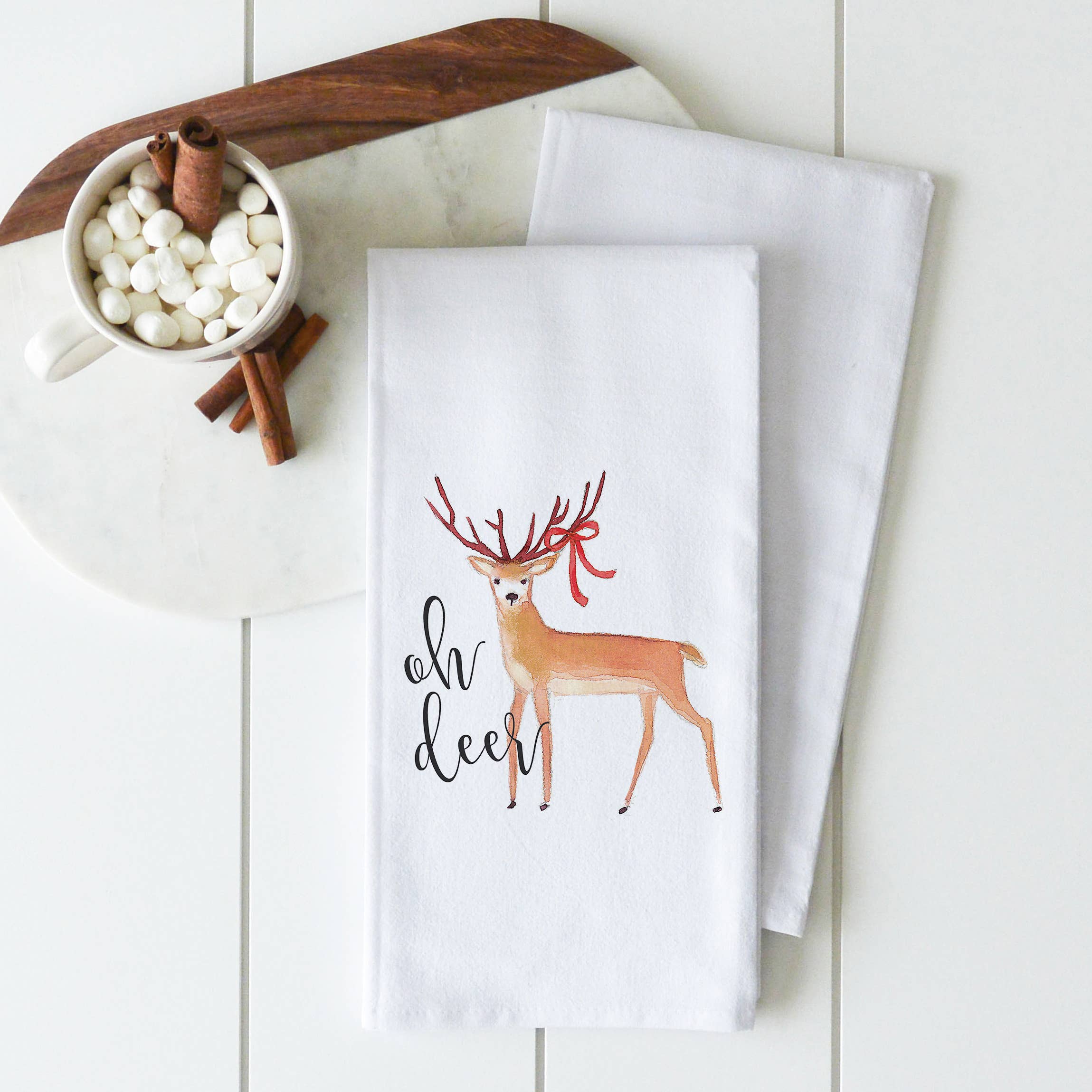 Porter Lane Home - Wholesale Tea Towel - Oh Deer Tea Towel0