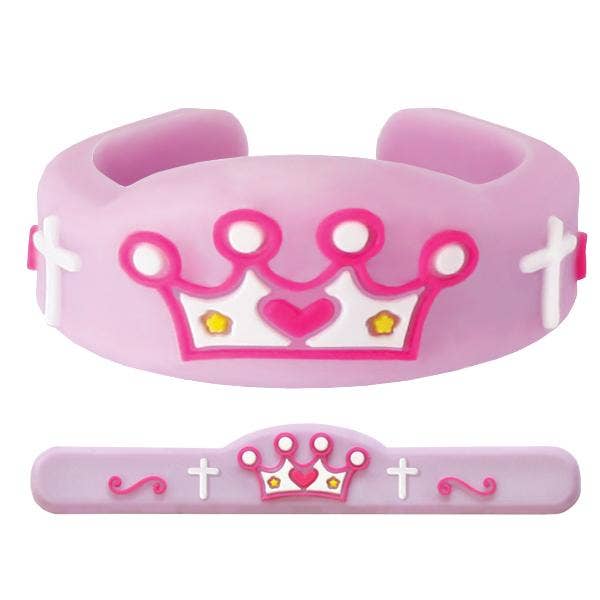 Bague Couronne Ajustable en PVC Décor Croix de Jésus Cadeau d'Hiver pour la vente par Lifebeats Gifts