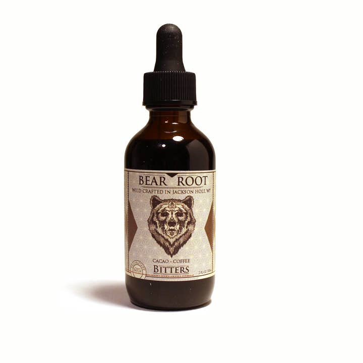 2 oz Cacao Café Bitters pour la vente par Bear Root Bitters
