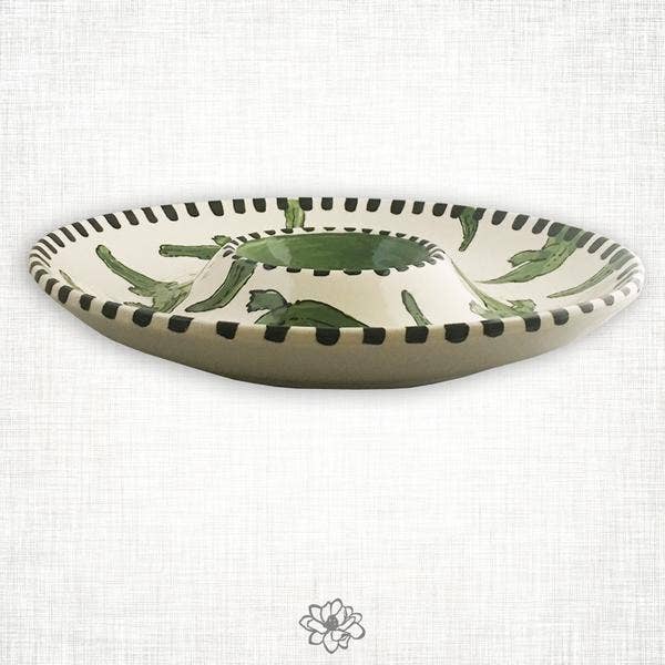 Magnolia Creative Co. - Wholesale Condiment/Dip Bowl - Alligator Chip and Dip1