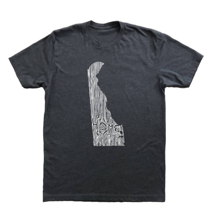 Camiseta Delaware Ingrained State Unisex para venta al por mayor de Ingrained Apparel