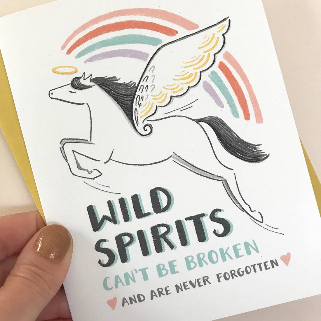 Paper Pony Co. - Wholesale Sympathy Card - Wild Spirits Sympathy Card2