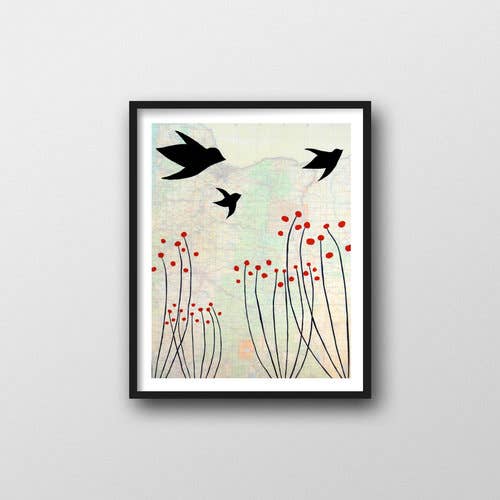 Stampa artistica dell'Oregon. per la vendita all'ingrosso da parte di Rachel Austin