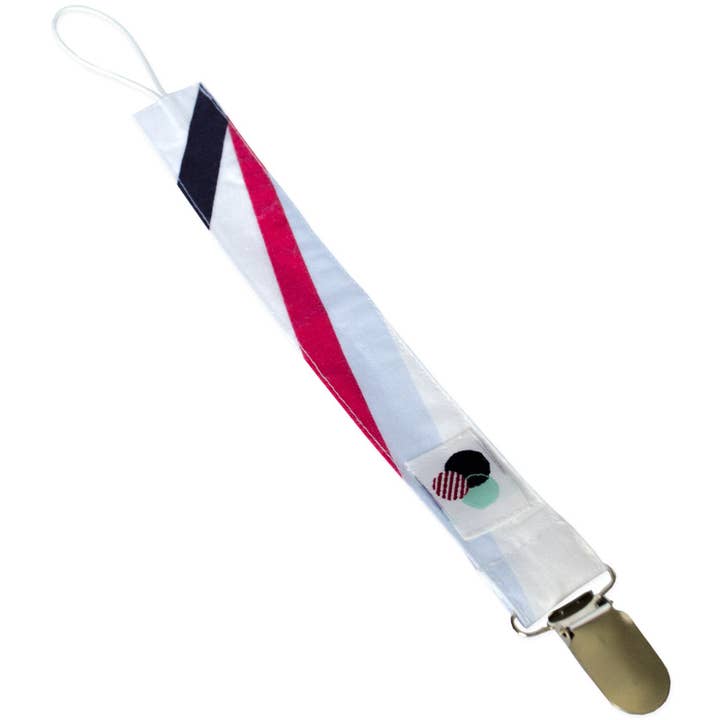 STRIPES Pattern | Pacifier Clip for wholesale by Glossydots Baby