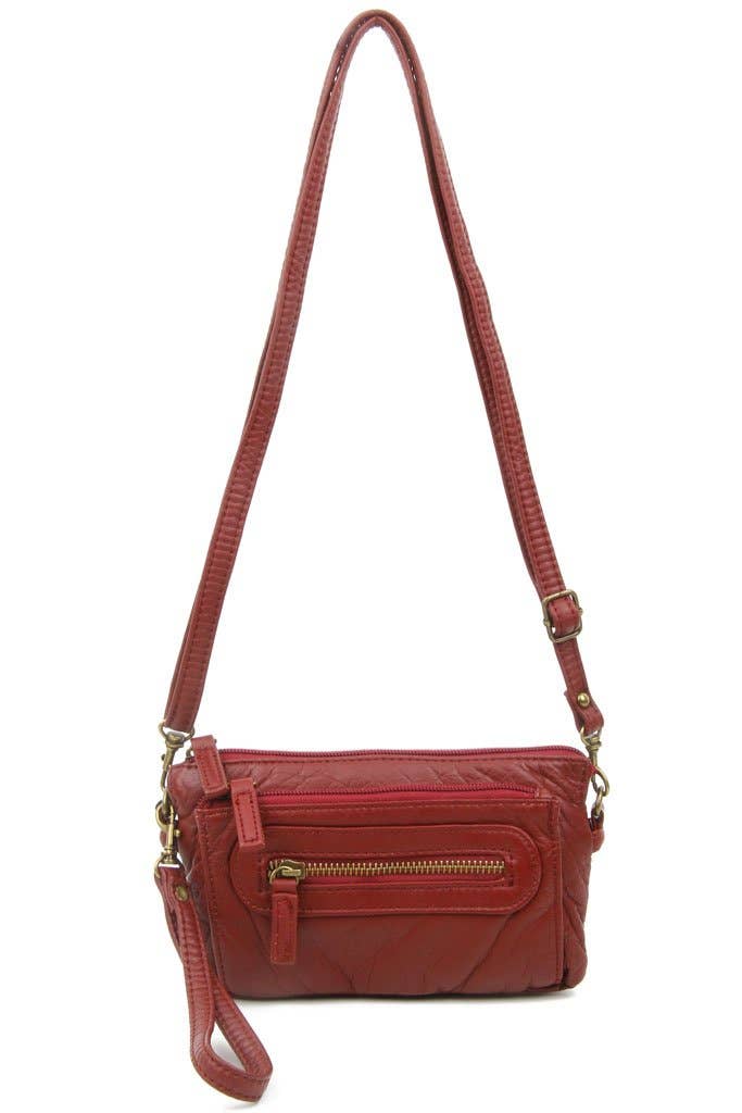 AMPERE CREATIONS - Wholesale Crossbody Bag - Women's - The Anita Soft Vegan Leather 3 in 1 Crossbody Wristlet Bag2