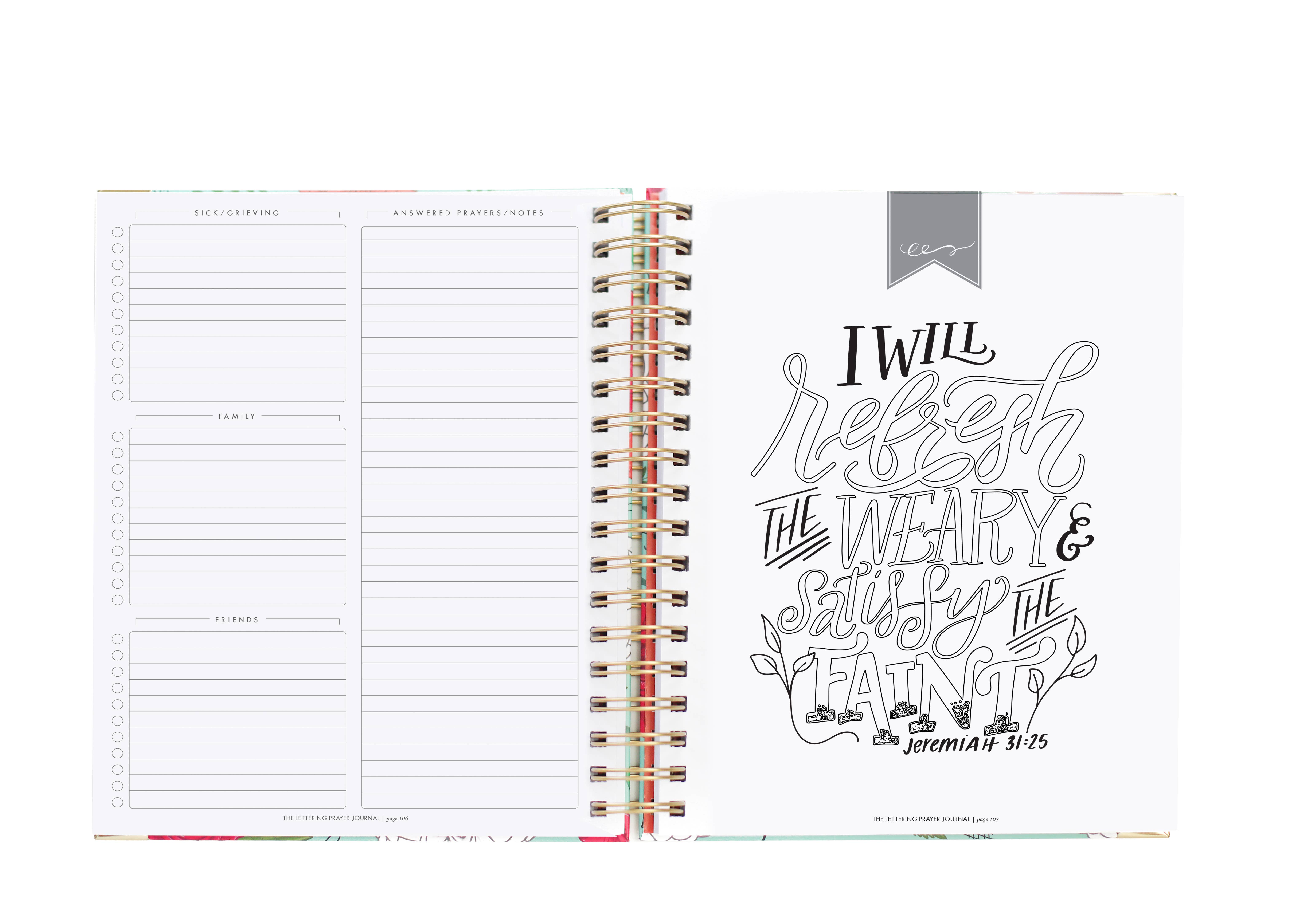 Krystal Whitten Studio - Wholesale Journal/Diary - The Lettering Prayer Journal7