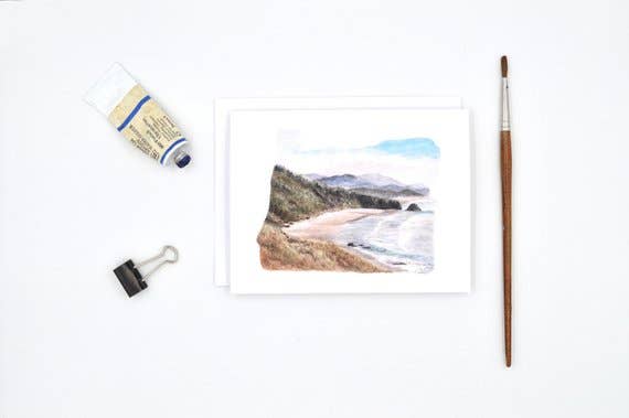 Rachel Alvarez Art - Wholesale Stationery/Notecard Set - Oregon State Watercolor Notecard Set2