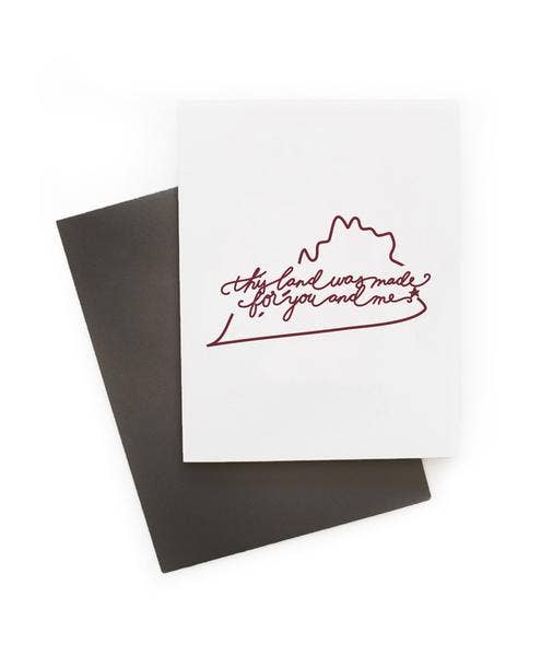 Belle & Union – wholesale Everyday greeting card – This Land Greeting Card Series16