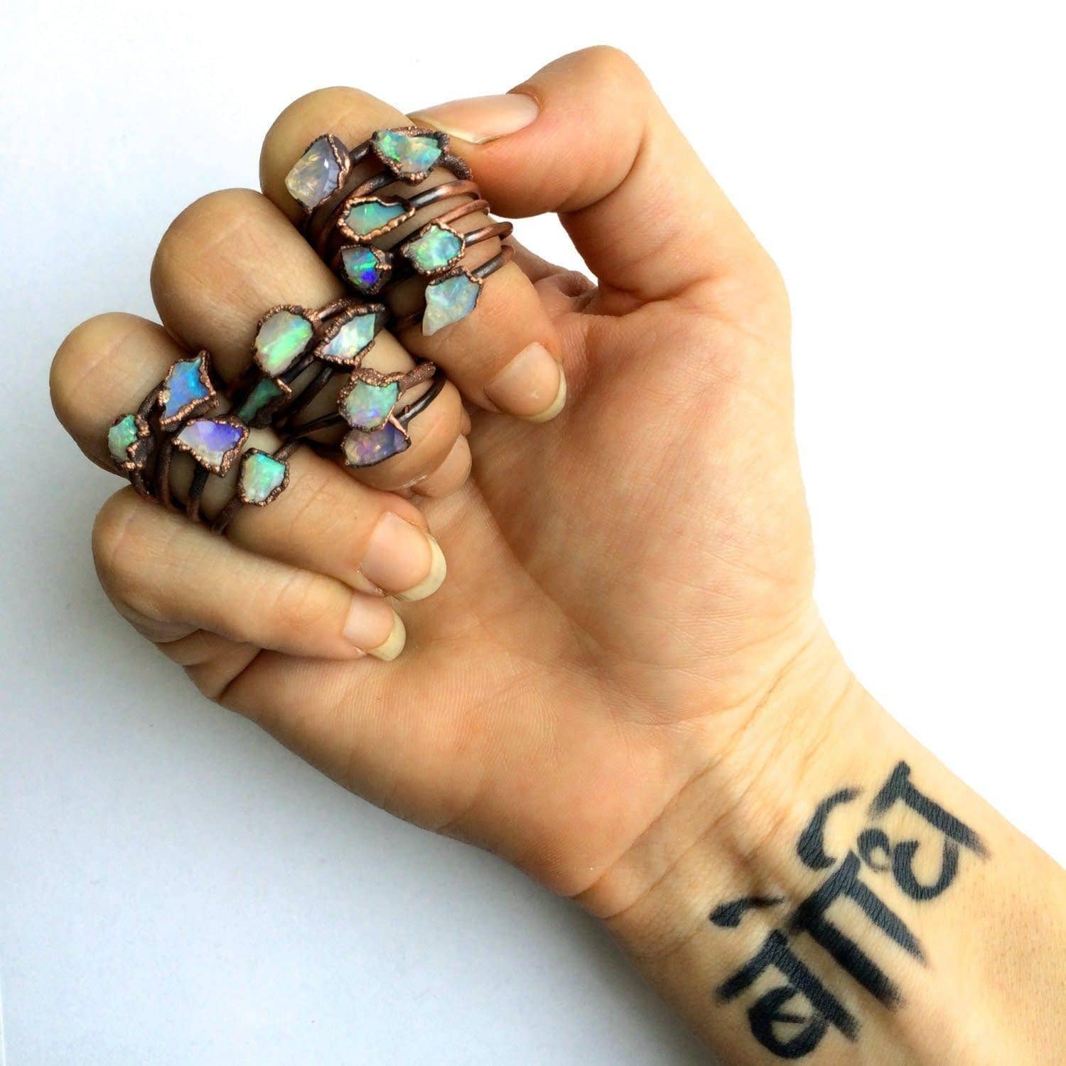 HAWKHOUSE - Wholesale Cocktail/Statement Ring - Raw Opal Ring1