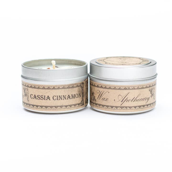 Wax Apothecary - Wholesale Travel Candles - Cinnamon Botanical Travel Tin Candle 4oz2