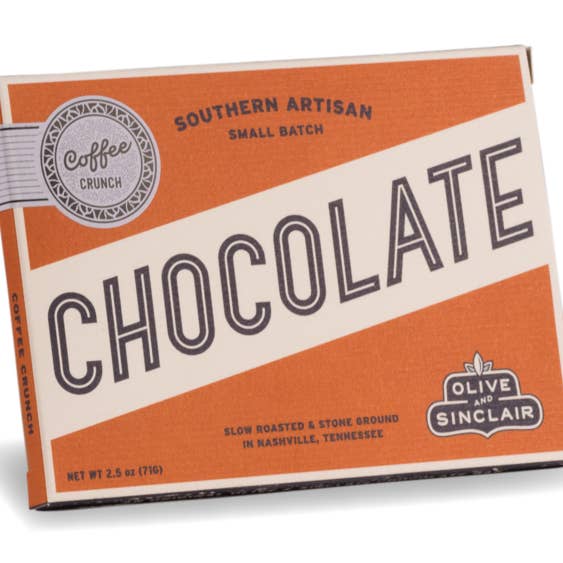 Coffee Chocolate Bar for wholesale by Olive & Sinclair Chocolate