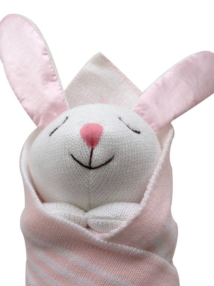 The Little Acorn - Wholesale Security/Cuddle Blanket - Baby - Rosie the Bunny Burrito Baby™