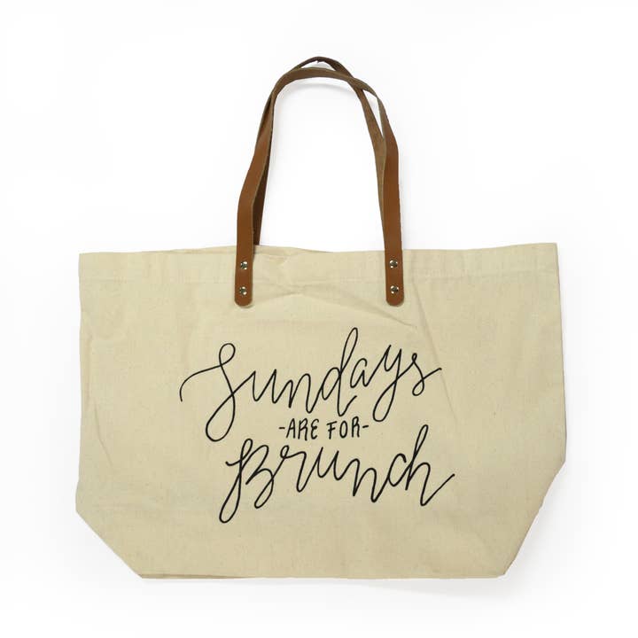 Sundays are for Brunch | Tote Bag for wholesale by Wild Ink Press