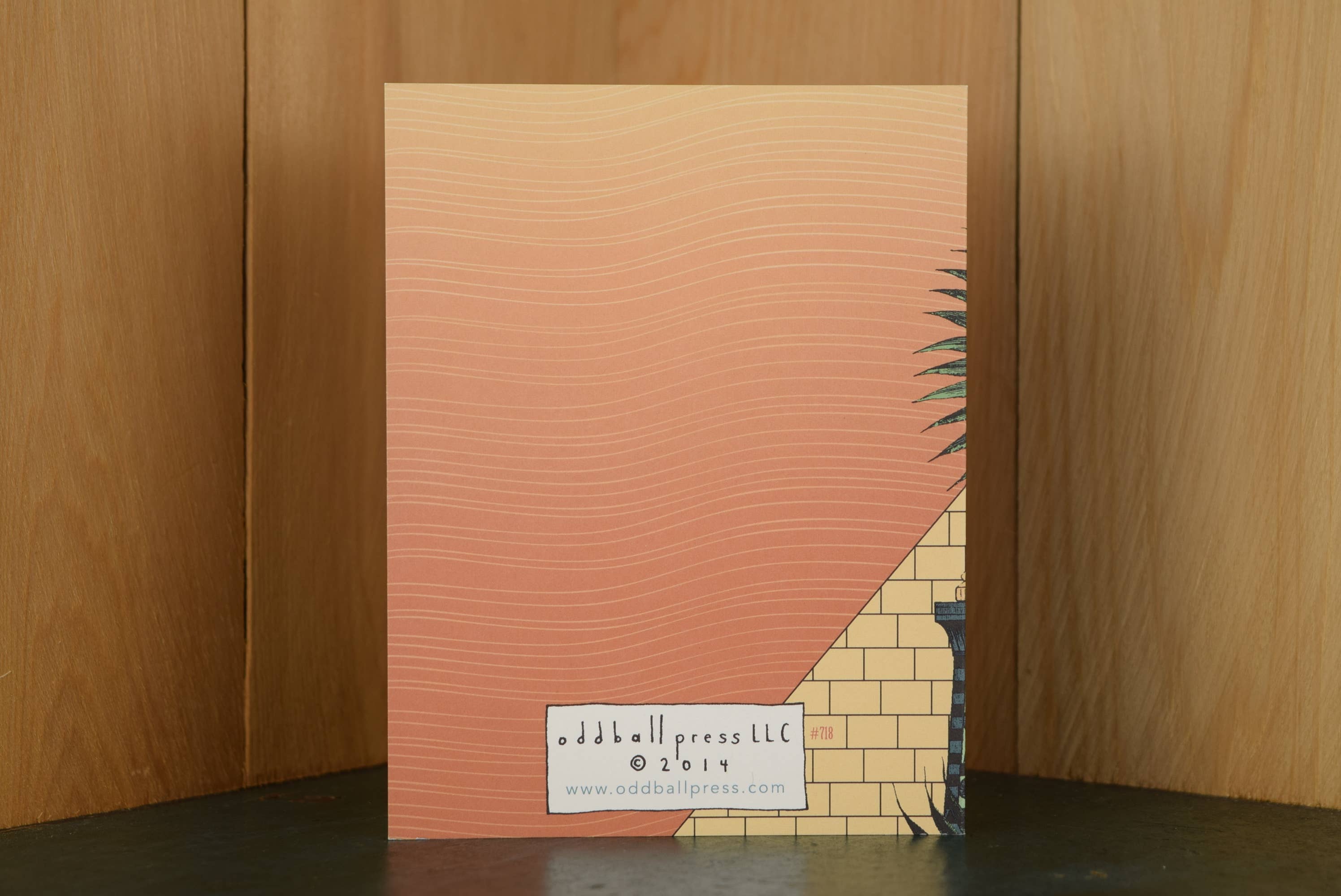 Oddball Press LLC - Wholesale Anniversary Card - Egypt Anniversary2