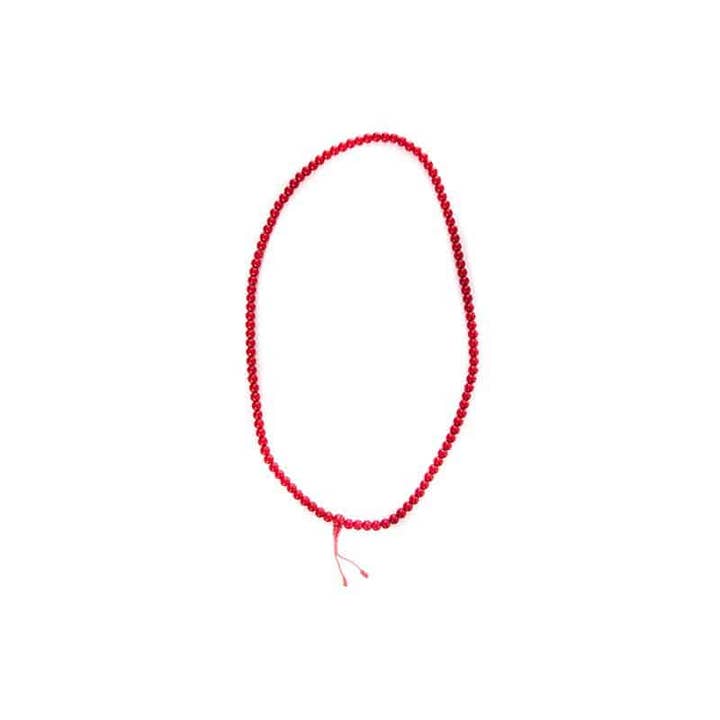 Kathmandu yogi - Wholesale Prayer Beads Necklace - Red Mountain Coral Mala Necklace