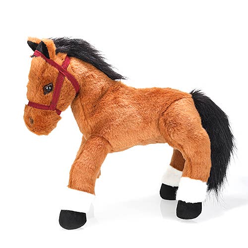 Plushland - Wholesale Stuffed/Plush Toy - Kids & Baby - 14" & 17" Resting Horse Plush - Soft Plush Stuffed Animals1