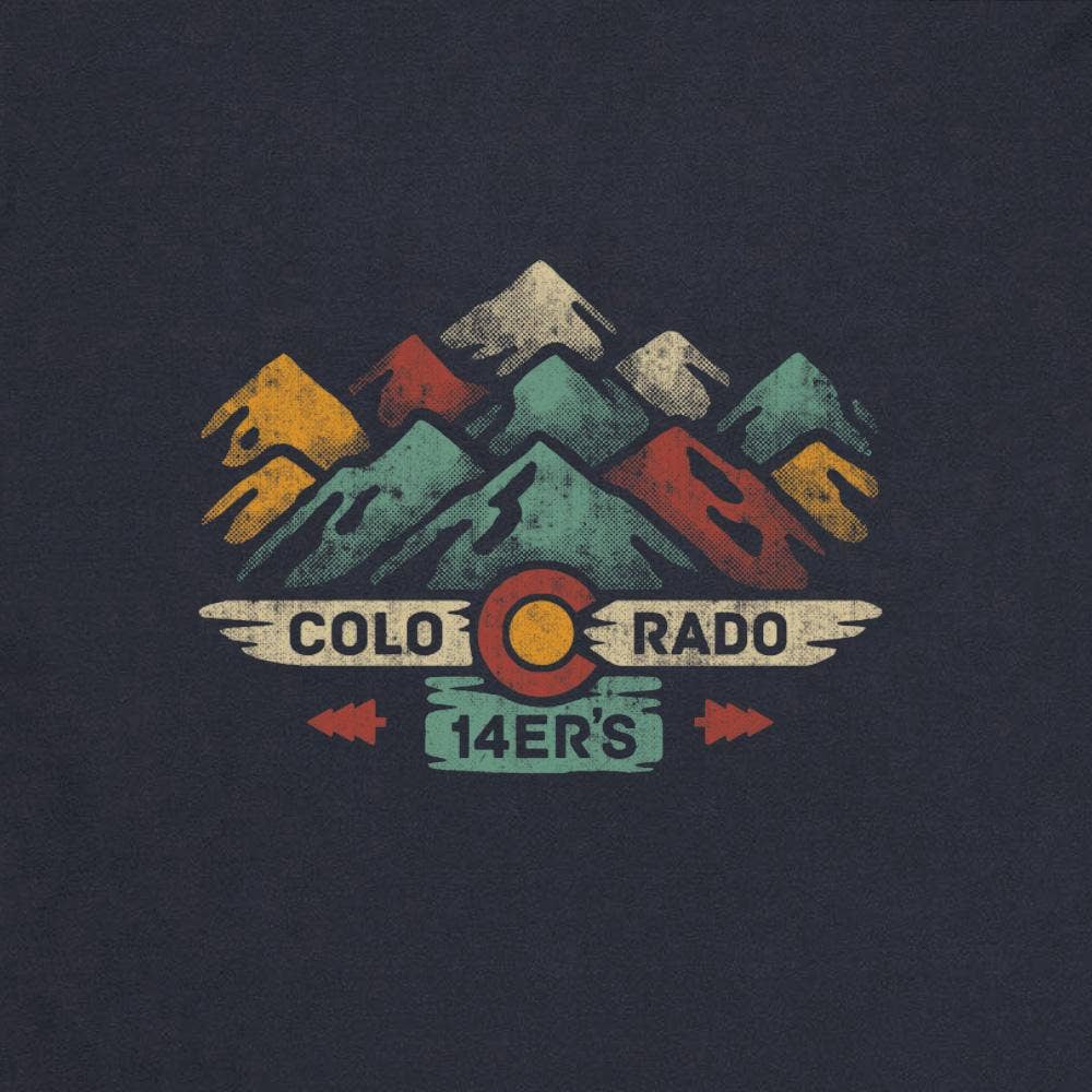YoColorado - Wholesale Screen Printed T-Shirt - Unisex - Long Sleeve - Unisex 14er3