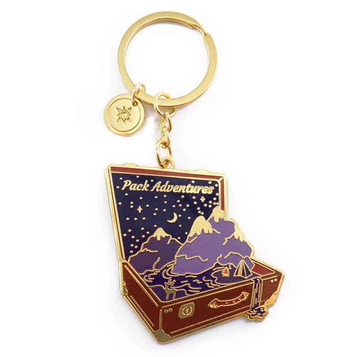 Adventures Keychain for wholesale by Compoco