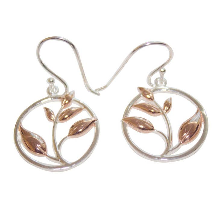 Stem af knopper øreringe for engroshandel hos Indigo Sterling Silver